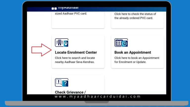 locate aadhaar enrolment centers by UIDAI